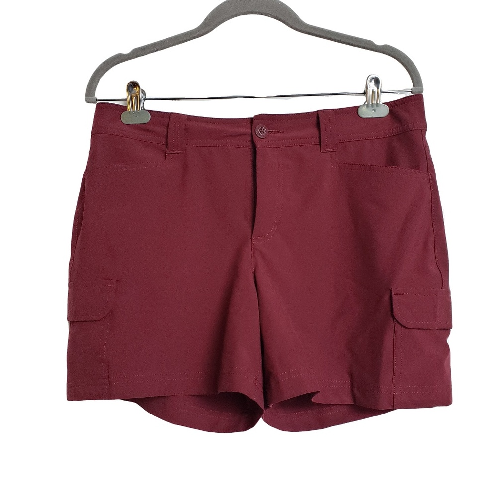 EDDIE BAUER Red Cargo Shorts 10
